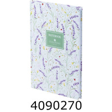 Блокнот А5 96 арк. Axent клітка обкл. тв. TR Floral 3 (20) 8457-12-A-TR