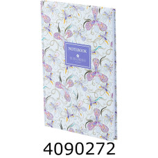 Блокнот А5 96 арк. Axent клітка обкл. тв. TR Floral 4 (20) 8457-13-A-TR