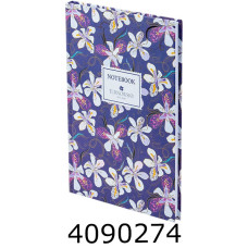 Блокнот А5 96 арк. Axent клітка обкл. тв. TR Floral 5 (20) 8457-14-A-TR