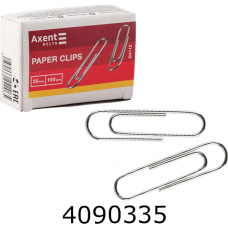 Скріпки 25мм 100шт. оцинковані Axent (10/240) D4112