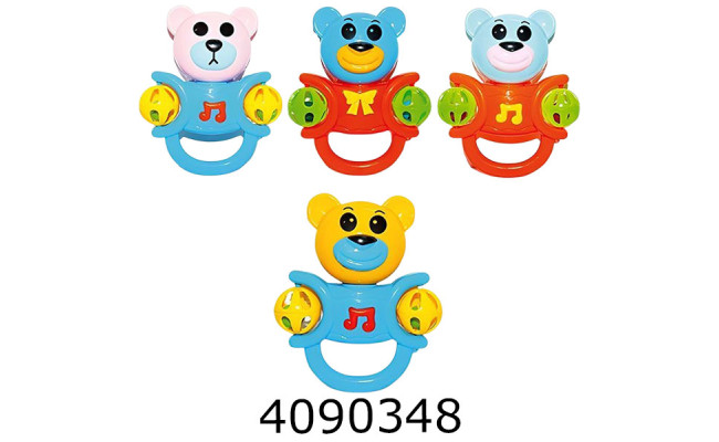 Брязкальце ручне в кульку 4 кольори 13*16*4см (240/480) 222-16