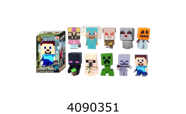 Герої Minecraft в короб. 6 видів 10*16*8см (90/180) 97829