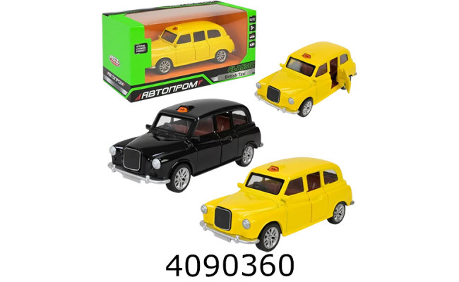 Машинка метал. Austin FX4 відкр. двері Автопром (24/48) 10034