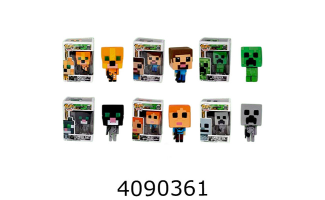 Герої Minecraft в короб. 6 видів 16*11*9см (72/144) 999089