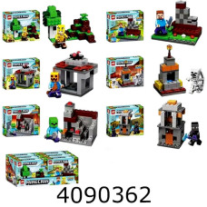 Конструктор Minecraft 57-62дет в коробці 40*12*16см (108/216) 81004B