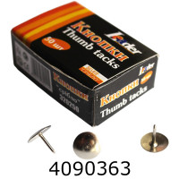 Кнопки гвіздок 50шт. срібні Leader (10/1000) 320250