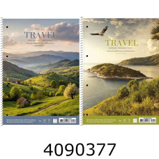 Канц. книга на спір. 80 арк. кл. Школярик Student картон ВД-лак (4/36) A4-080-6529K