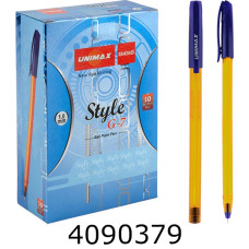 Ручка кульк. Unimax Style G7 синя 1мм (50) UX-101-02