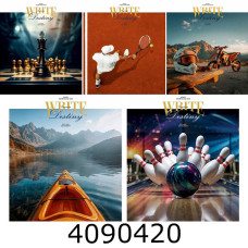 Зошит шк. 96 арк. лін. Школярик виб. УФ лак  (5/100) 096-3765L