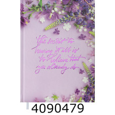 Щоденник А5 недат. Buromax PRETTY 288 стр. фіолетовий (5) BM.2034-07