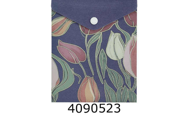 Папка конверт на кнопці А6 Buromax GARDEN ARABESKI синя (6) BM.3922-02-1