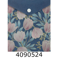 Папка конверт на кнопці А6 Buromax GRACE ARABESKII синя (6) BM.3922-02-2
