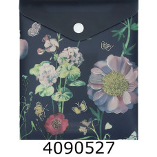 Папка конверт на кнопці А6 Buromax GROVE ARABESKI синя (6) BM.3922-02-5