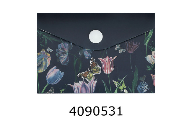 Папка конверт на кнопці A7 Buromax GLADE ARABESKI синя (12) BM.3923-02-4