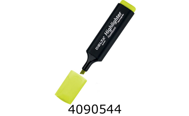 Маркер текст. Axent Highlighter 1-5 мм клиноп. жовтий (12/120) D2501-08