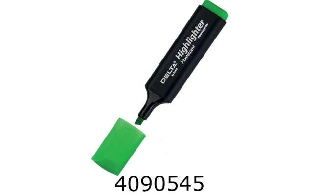 Маркер текст. Axent Highlighter 1-5 мм клиноп. зелений (12/120) D2501-04