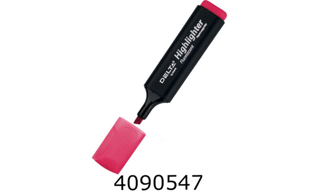 Маркер текст. Axent Highlighter 1-5 мм клиноп. рожевий (12/120) D2501-10