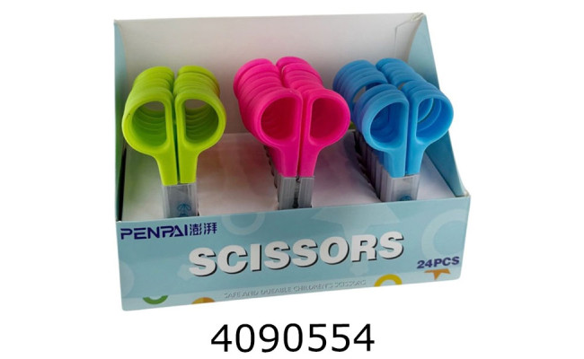 Ножиці 12 см дитячі з чохлом Penpai (24/720) PP-7034