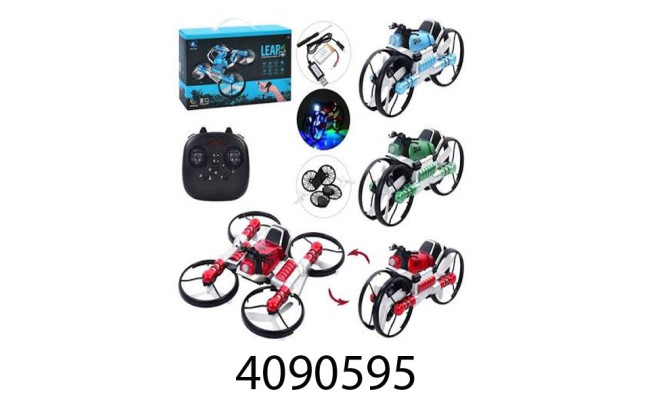 Квадрокоптер радіо акум. світ. USB зар. в коробці 3 кольори 32*19*7см (6) D8A