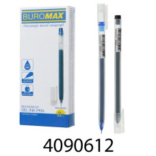 Ручка гелева BUROMAX MAXIMA синя (12) BM.8336-01