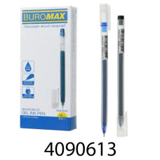 Ручка гелева BUROMAX MAXIMA чорна (12) BM.8336-02