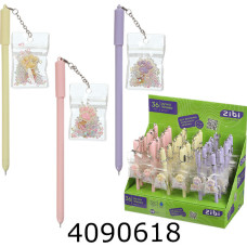 Ручка гелева дитяча ZiBi DOG PAWS 05 мм синя ZB.22104