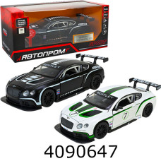 Машинка метал. Bentley Continental GT3 муз. світ. відкр. двері Автопром (24/48) 68353