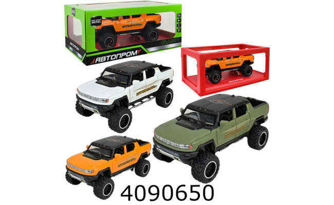 Машинка метал. Hummer pickup truck звук, світло, Автопром (6/12) AP7738
