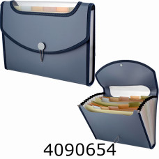 Портфель на 13 відд. Buromax MORANDI STYLE маренго (12) BM.3739-53