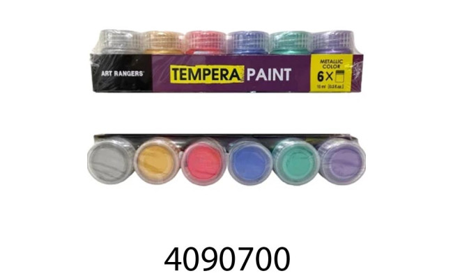 Фарби водорозчинні TEMPERA Metallic ART RANGERS 6кол.*15мл (PT23.06015.A ) (6) L03WXPT23