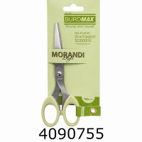 Ножиці 16см Buromax MORANDI STYLE офісні оливковий (12) BM.4545-36