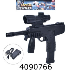 Автомат пулі водяні, пластикові, usb-зарядне в коробці 32*22*4см (12) 05-1
