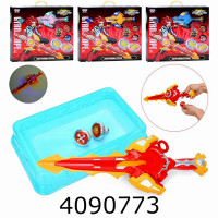 Гра Beyblade 2шт, арена, запускалка-меч, 4 кольори, в коробці 47*43*6см (12/24) HZY777-20A Гра Beyblade 2шт, арена, запускалка-меч, 4 кольори, в коробці 47*43*6см (12/24) HZY777-20A