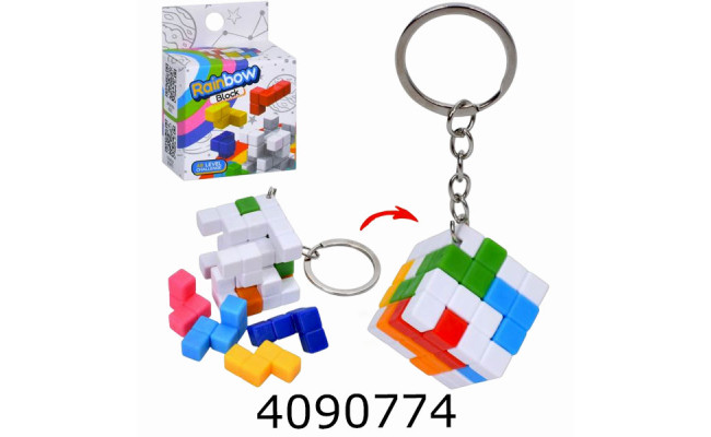 Кубик логіка-брелок в коробці 11см (120) JY6368