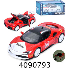 Машинка інерц. Ferrari SF90 Stradale муз. світ. відкрив. двері Автосвіт (18) AP-2095
