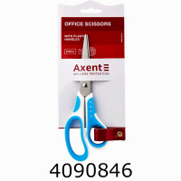 Ножиці 18см AXENT Shell офісні біло-блакитні(10) 6304-02-A