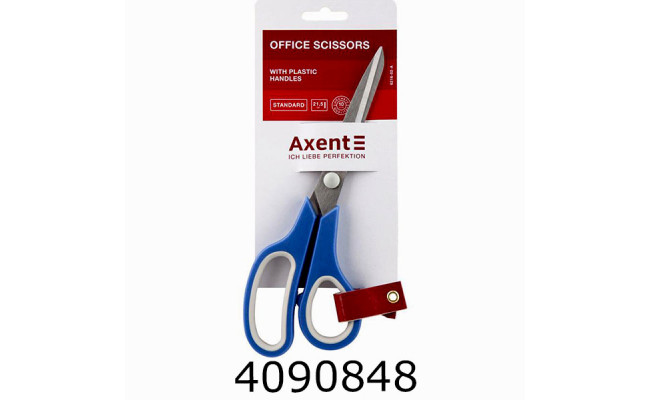 Ножиці 21,5см AXENT Standard офісні сині (12) 6216-02-A
