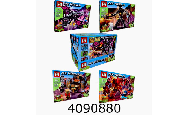 Конструктор Minecraft 4 види 271-310дет. (4) MG-1500
