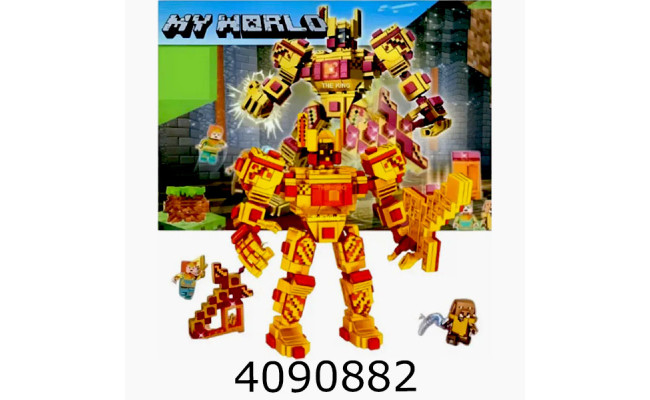 Конструктор Minecraft 4 види 437дет. MG-1258
