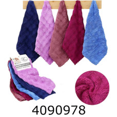 Серветка мікрофібра для кухні 30*30 см ціна за 5 шт 32820