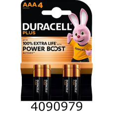 Батарейка Duracell Extra Life Power Bost LR3/4 блістер ціна за 4шт. (10) AAA