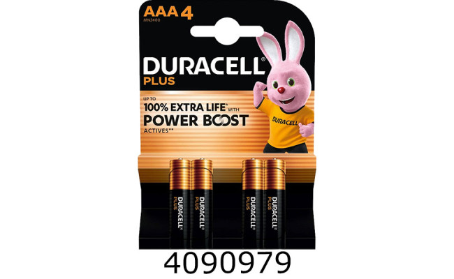 Батарейка Duracell Extra Life Power Bost LR3/4 блістер ціна за 4шт. (10) AAA