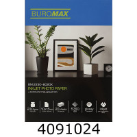 Фотопапір глянцевий PRO 230г 10х15см 20арк. BUROMAX BM.2230-6020K
