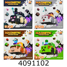 Конструктор магнітний Minecraft _______ дет. 4 види (8) HY6138