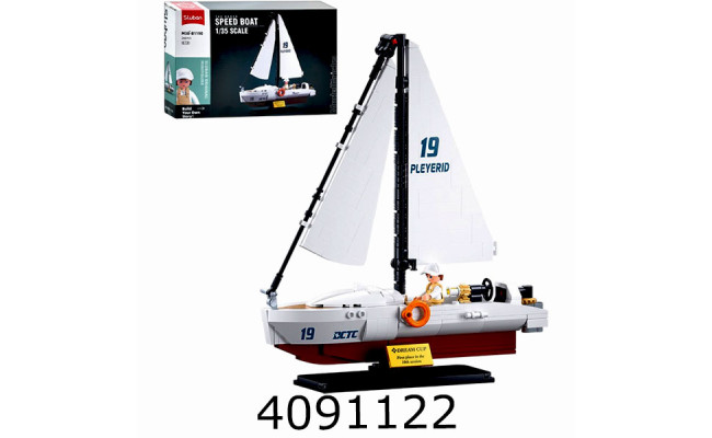 Конструктор Sluban Морська серія. Яхта 260дет. (16) M38-B1190