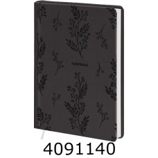 Щоденник B6 недат. Поліграфіст 160 арк. лінія обкл. шт.шкіра, сірий (5) 244-U-0611