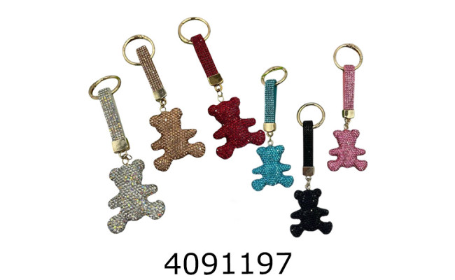 Брелок Ведмедик зі стразами () bb4306