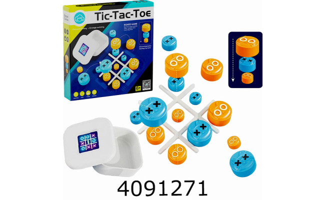 Гра Хрестики-нулики 21*21*4см T301A