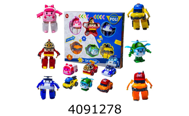 Герої Robocar Poli в коробці 38*30*9см LB105