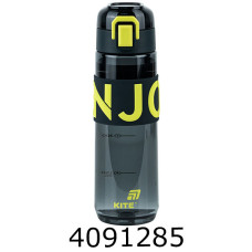 Пляшечка для води 680 мл, чорно-жовта KITE K25-1233-1